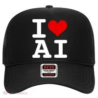 I Love AI I Heart Artificial Intelligence Hat thumb 0