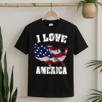 I Love America Usa 4th Of July T-Shirt thumb 2