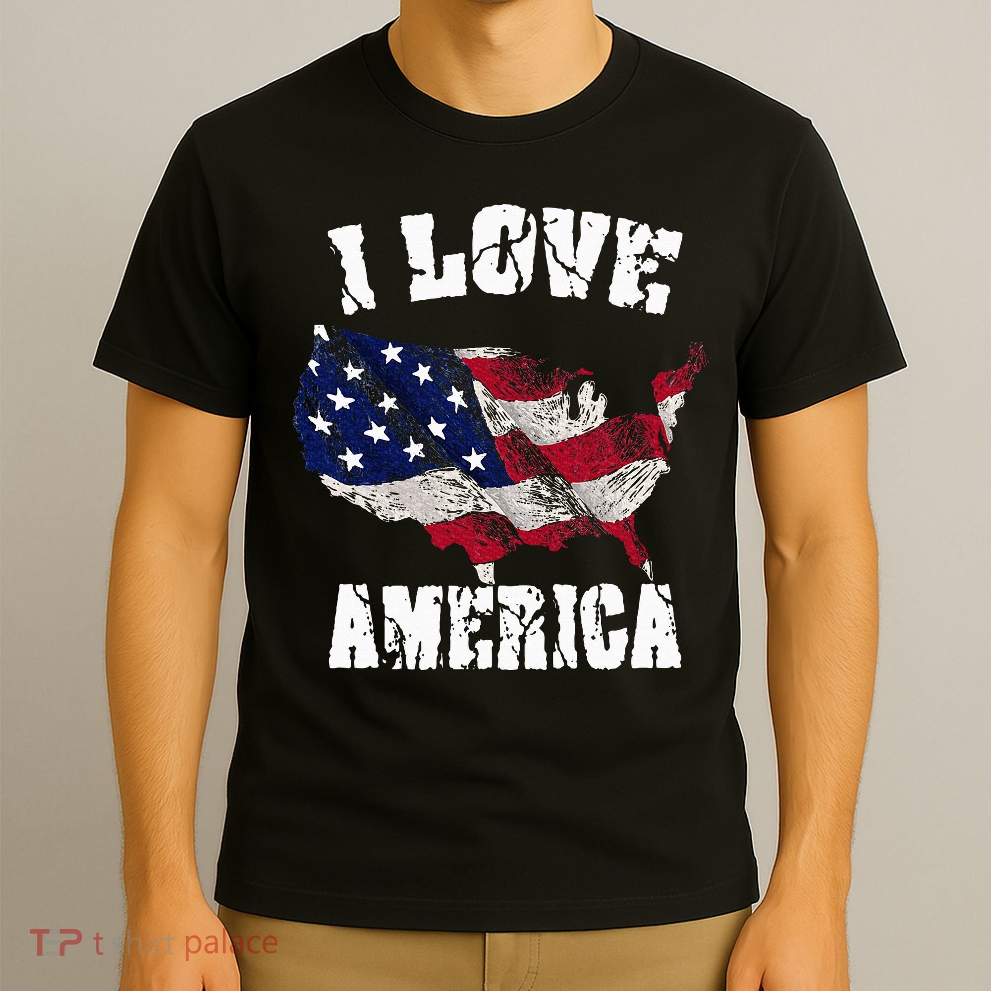 I Love America Usa 4th Of July T-Shirt