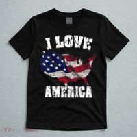 I Love America Usa 4th Of July T-Shirt thumb 5