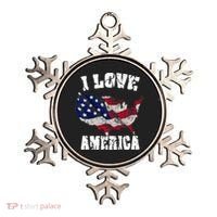 I Love America Usa 4th Of July Ornament thumb 0
