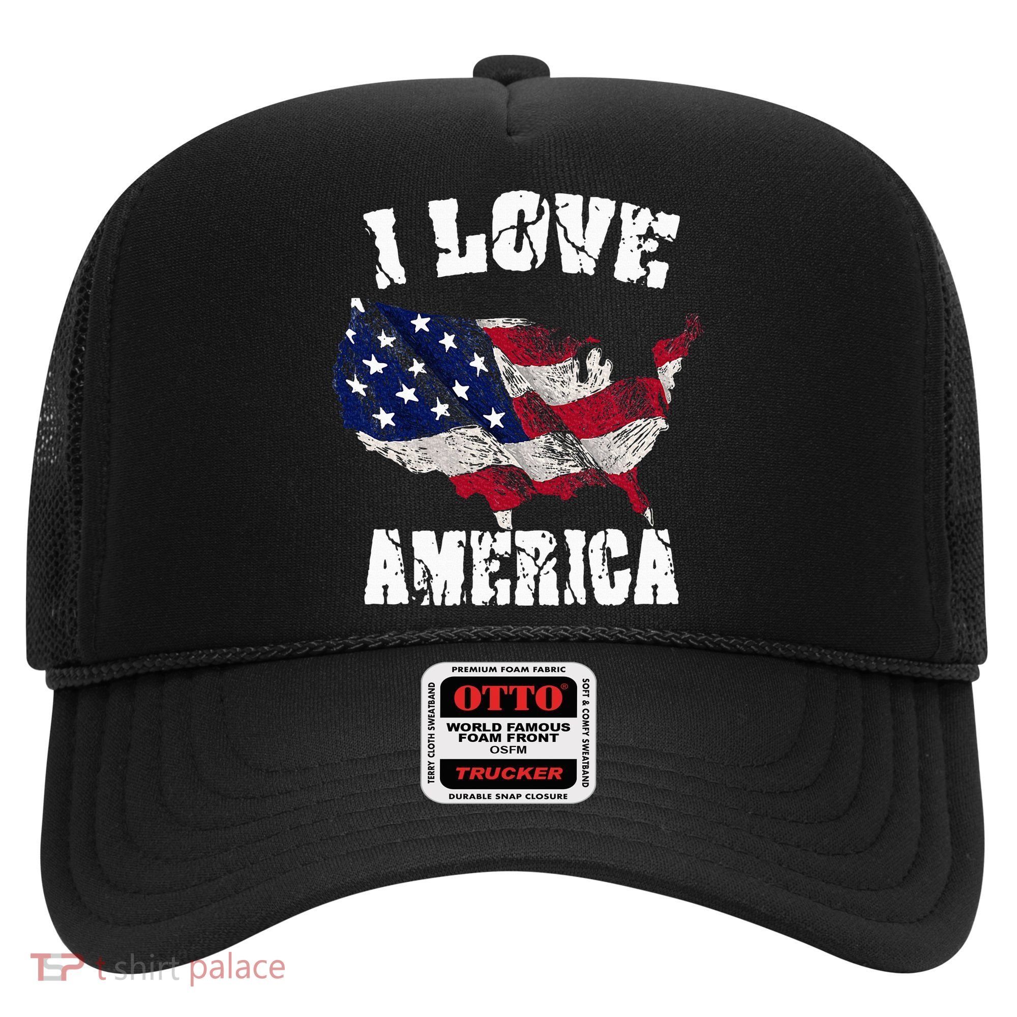 I Love America Usa 4th Of July Hat