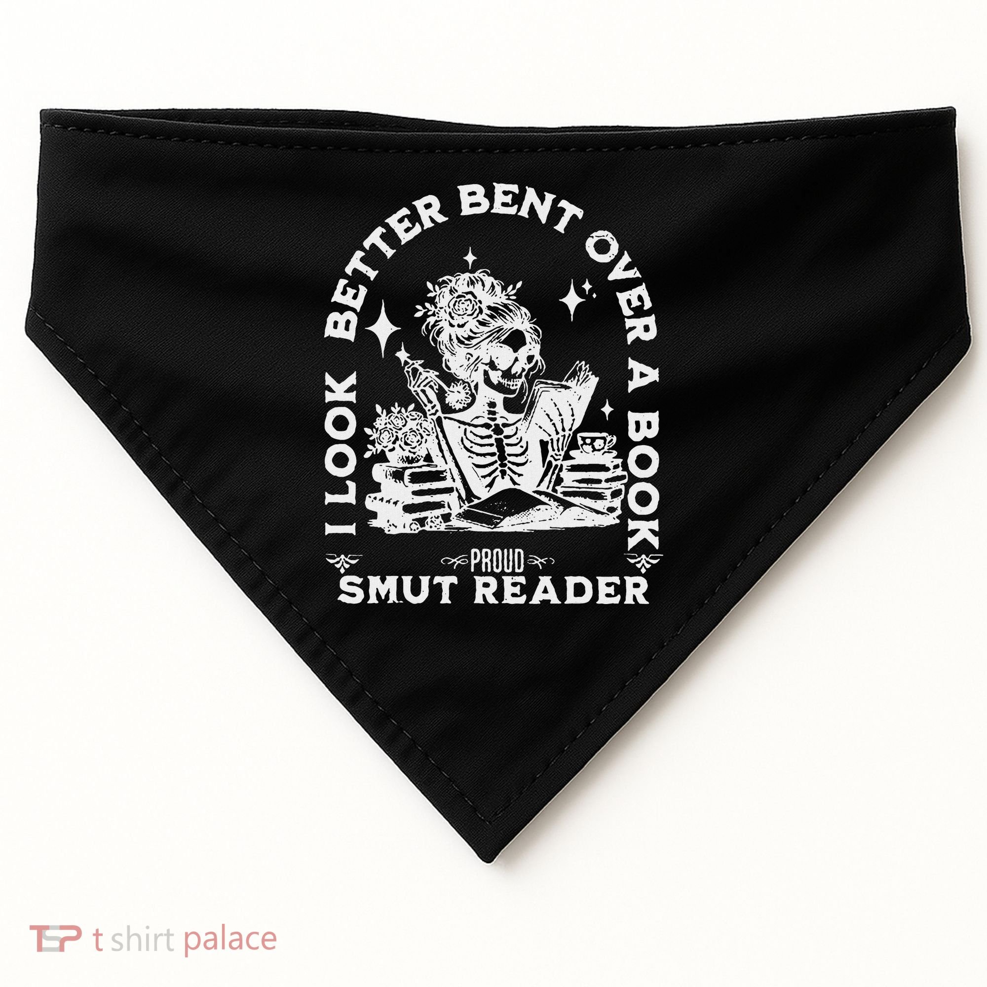 I Look Better Bent Over A Book Smut Reader USA-Made Doggie Bandana