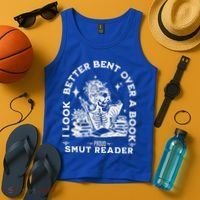 I Look Better Bent Over A Book Smut Reader Tank Top thumb 4