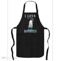 I Love Boobies Blue Footed Boobie Bird Apron thumb 0