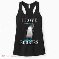 I Love Boobies Blue Footed Boobie Bird Women's Tank Top thumb 0