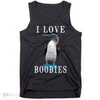I Love Boobies Blue Footed Boobie Bird Tank Top thumb 0