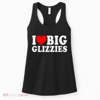 I Love Big Glizzies I Heart Hot Dog Lover Glizzy Gobbler Women's Tank Top thumb 0