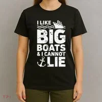 I Like Big Boats and I Cannot Lie T-Shirt thumb 4