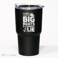 I Like Big Boats and I Cannot Lie Tumbler thumb 0