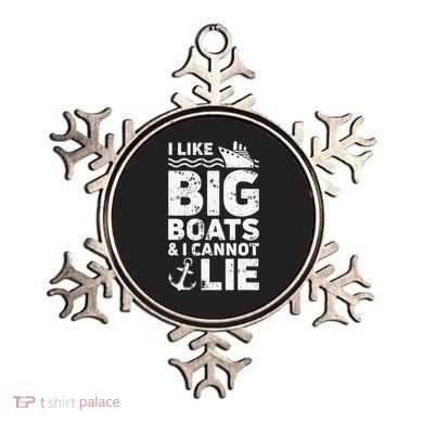 I Like Big Boats and I Cannot Lie Ornament