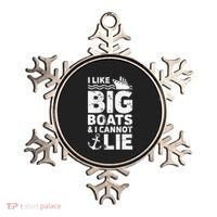 I Like Big Boats and I Cannot Lie Ornament thumb 0