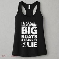 I Like Big Boats and I Cannot Lie Women's Tank Top thumb 3