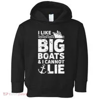 I Like Big Boats and I Cannot Lie Toddler Hoodie thumb 0