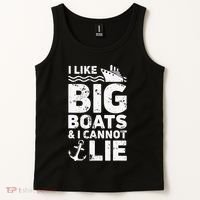 I Like Big Boats and I Cannot Lie Tank Top thumb 2