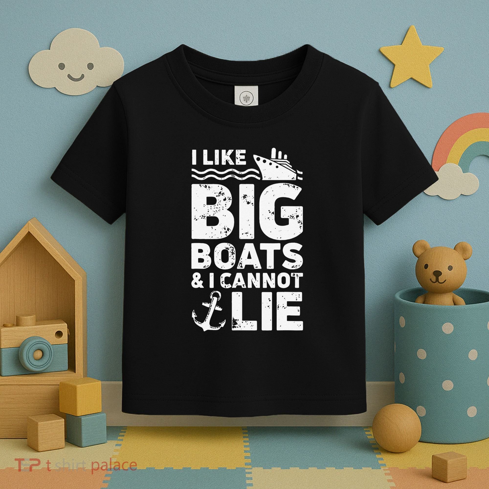 I Like Big Boats and I Cannot Lie Toddler T-Shirt