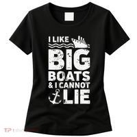I Like Big Boats and I Cannot Lie Women's T-Shirt thumb 0