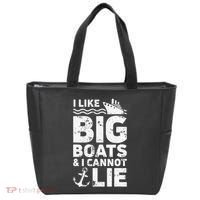 I Like Big Boats and I Cannot Lie Tote Bag thumb 0