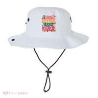 I Look Better Bent Over Peach Booty Funny Groovy Bucket Hat thumb 0