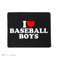 I Love Baseball funny quote player sports Mousepad thumb 0