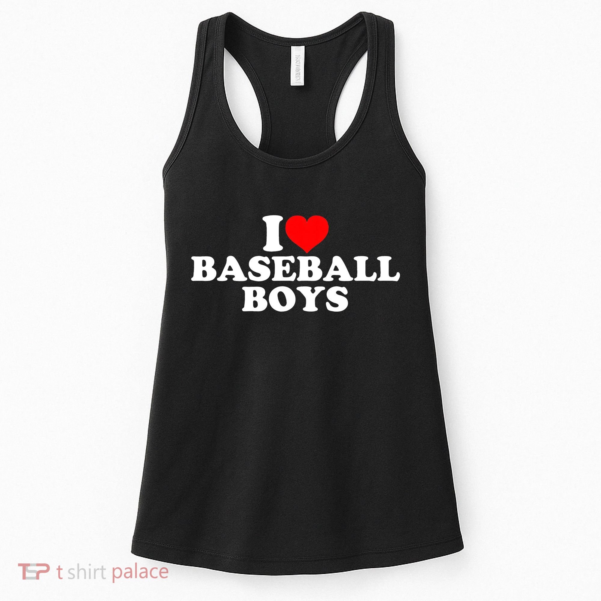 I Love Baseball funny quote player sports Women's Tank Top