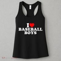 I Love Baseball funny quote player sports Women's Tank Top thumb 3