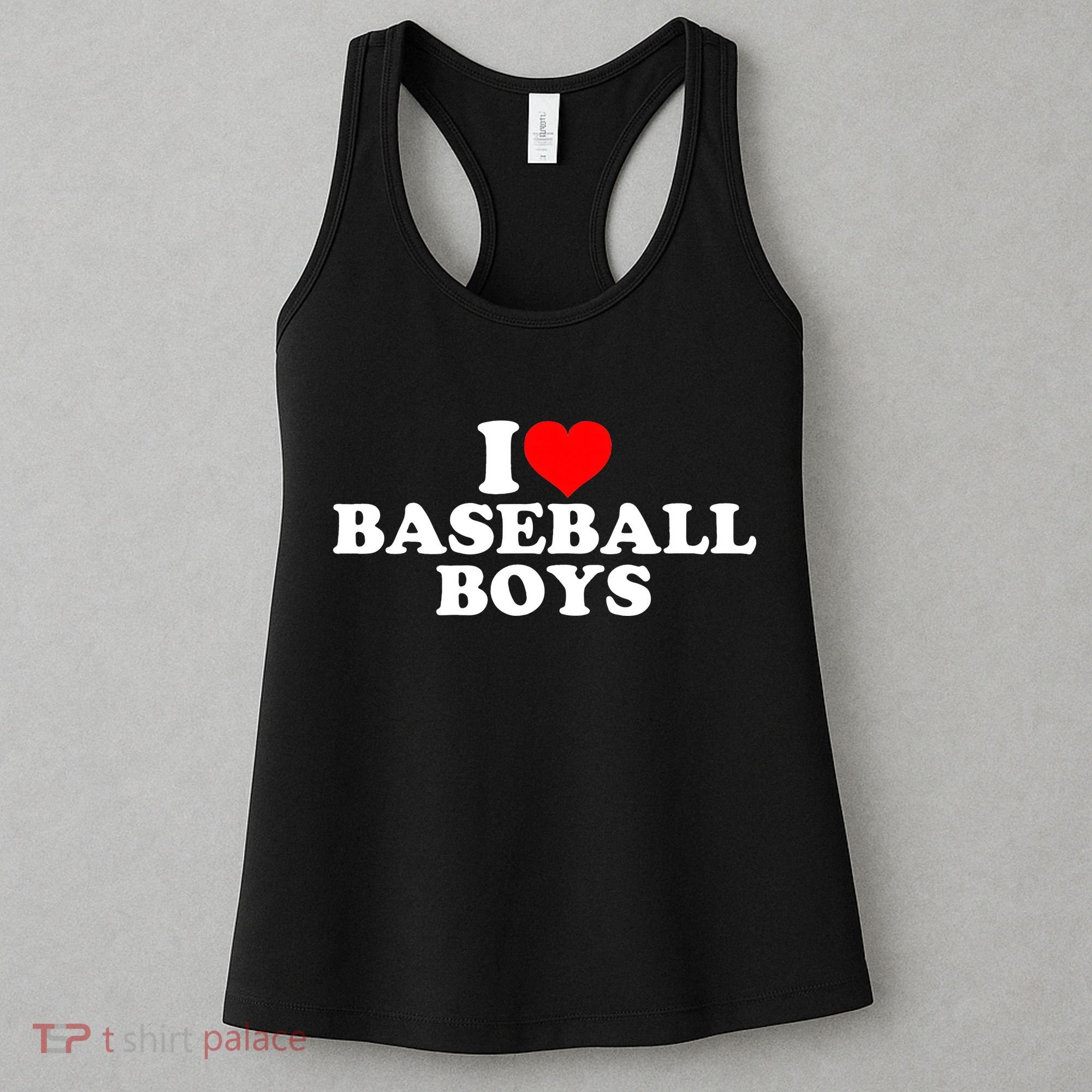 I Love Baseball funny quote player sports Women's Tank Top