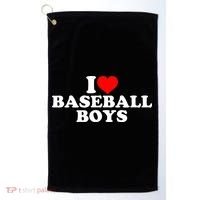 I Love Baseball funny quote player sports Golf Towel thumb 0