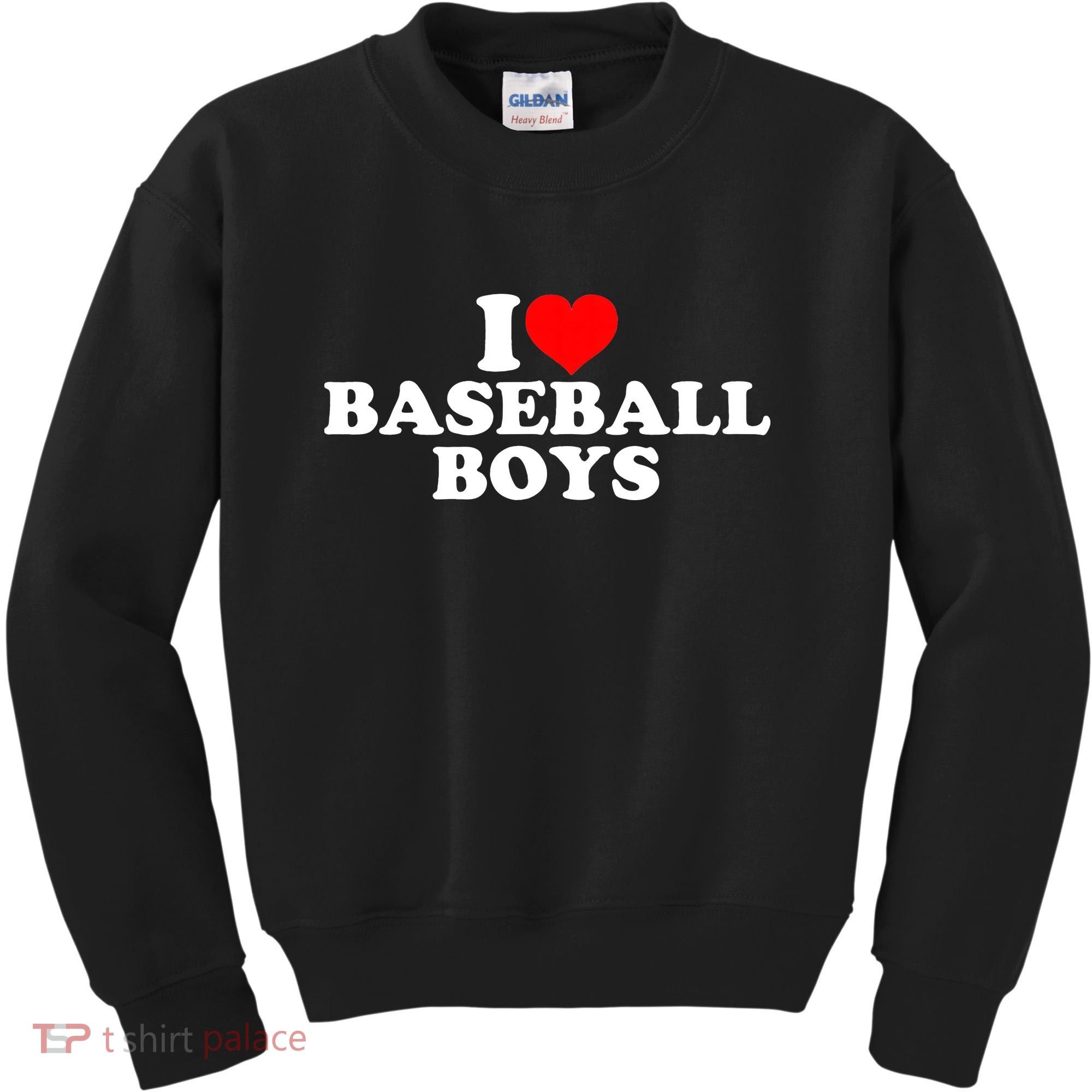 I Love Baseball funny quote player sports Kids Sweatshirt