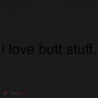I Love Butt Stuff Funny Ass Sex Anal Funny Coaster thumb 2