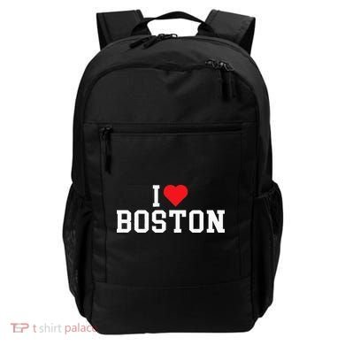 I Love Boston Massachusetts Throwback Backpack
