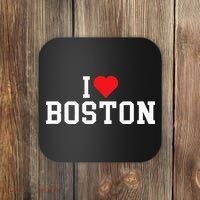 I Love Boston Massachusetts Throwback Coaster thumb 0