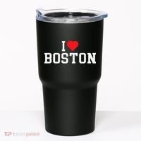 I Love Boston Massachusetts Throwback Tumbler thumb 0