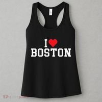 I Love Boston Massachusetts Throwback Women's Tank Top thumb 3