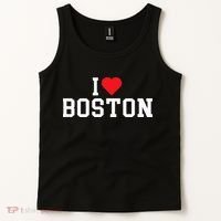 I Love Boston Massachusetts Throwback Tank Top thumb 2
