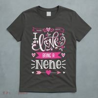 I Love Being A Nene Floral Nene Grandparents Day Gift T-Shirt thumb 5