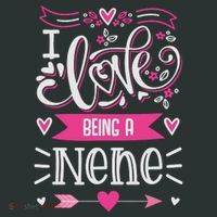 I Love Being A Nene Floral Nene Grandparents Day Gift T-Shirt thumb 7