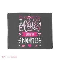 I Love Being A Nene Floral Nene Grandparents Day Gift Mousepad thumb 0