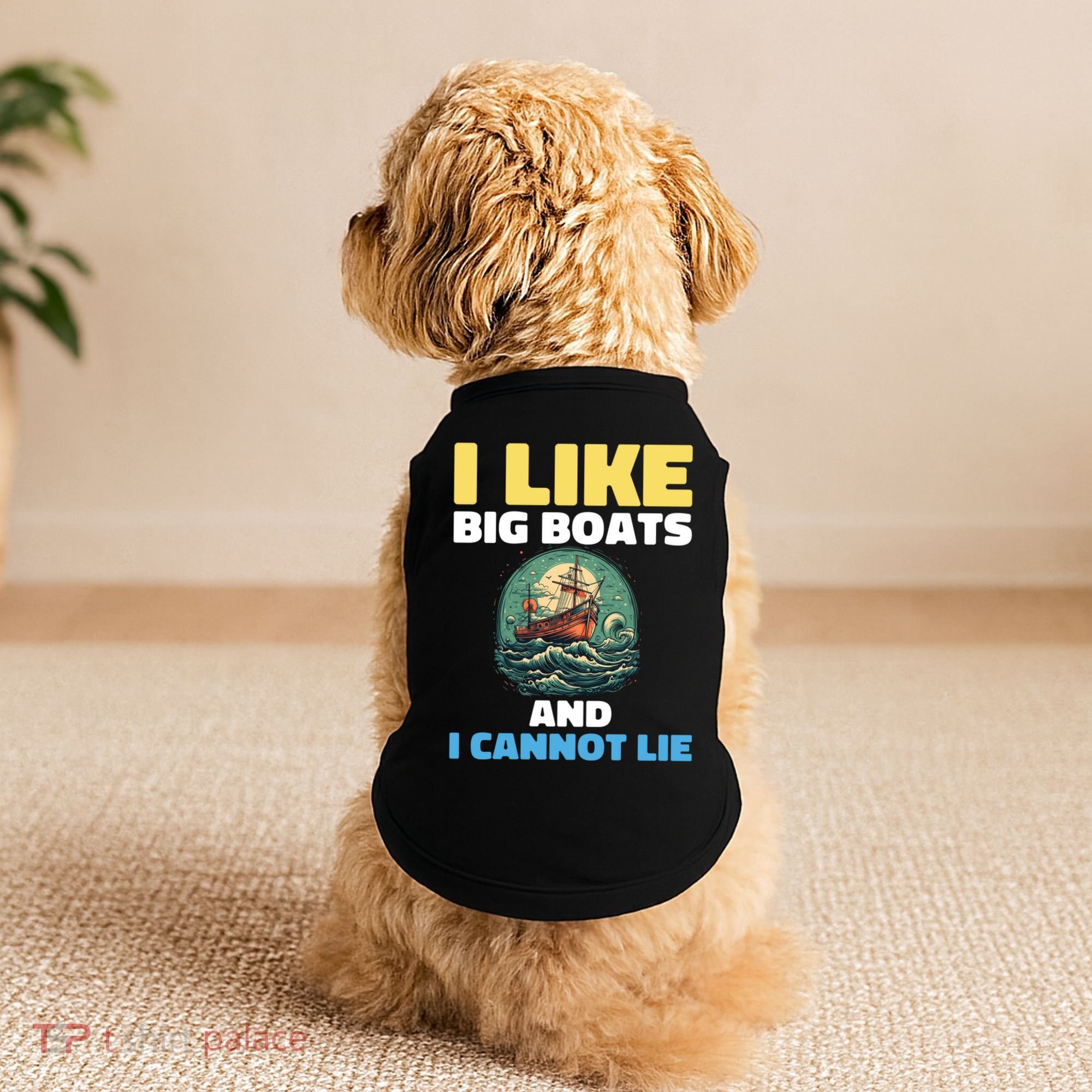 I Like Big Boats And I Cannot Lie Cool Gift Doggie Tank