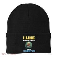 I Like Big Boats And I Cannot Lie Cool Gift Beanie thumb 0