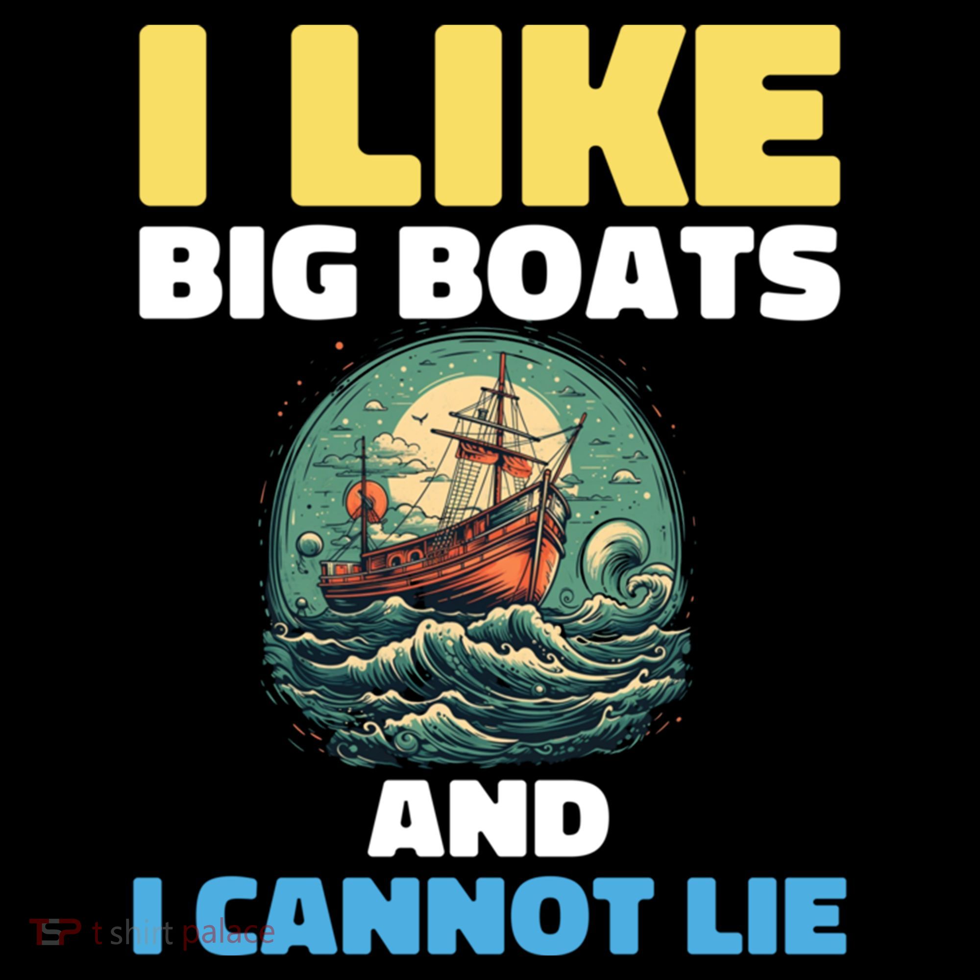 I Like Big Boats And I Cannot Lie Cool Gift Women's Hoodie