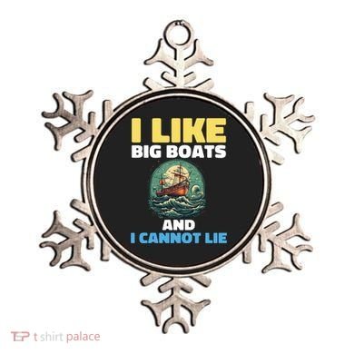 I Like Big Boats And I Cannot Lie Cool Gift Ornament