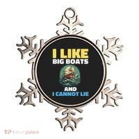 I Like Big Boats And I Cannot Lie Cool Gift Ornament thumb 0
