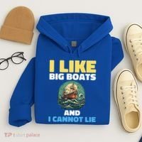 I Like Big Boats And I Cannot Lie Cool Gift Hoodie thumb 4
