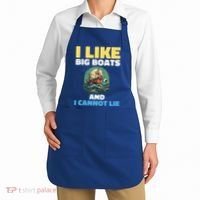 I Like Big Boats And I Cannot Lie Cool Gift Apron thumb 2