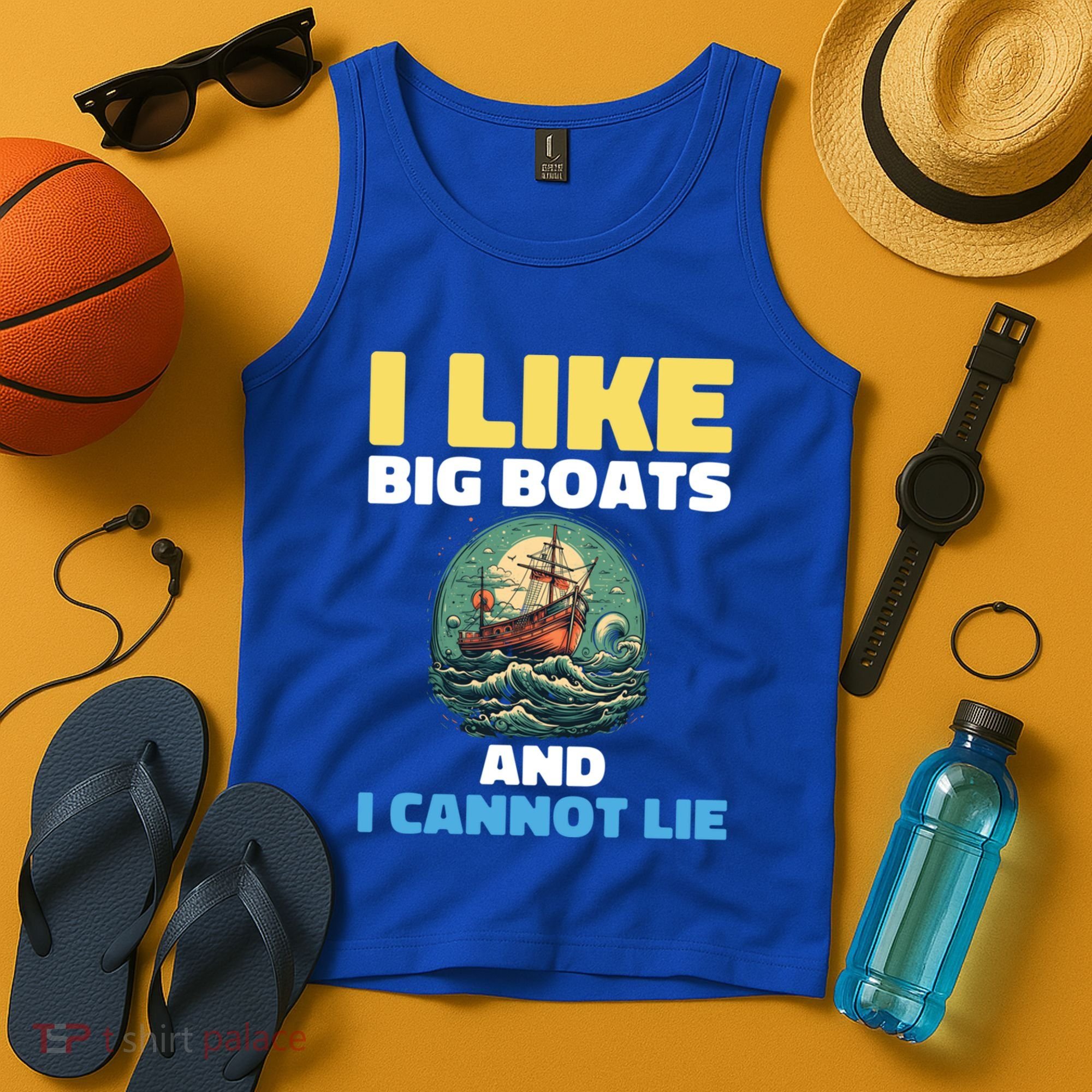 I Like Big Boats And I Cannot Lie Cool Gift Tank Top