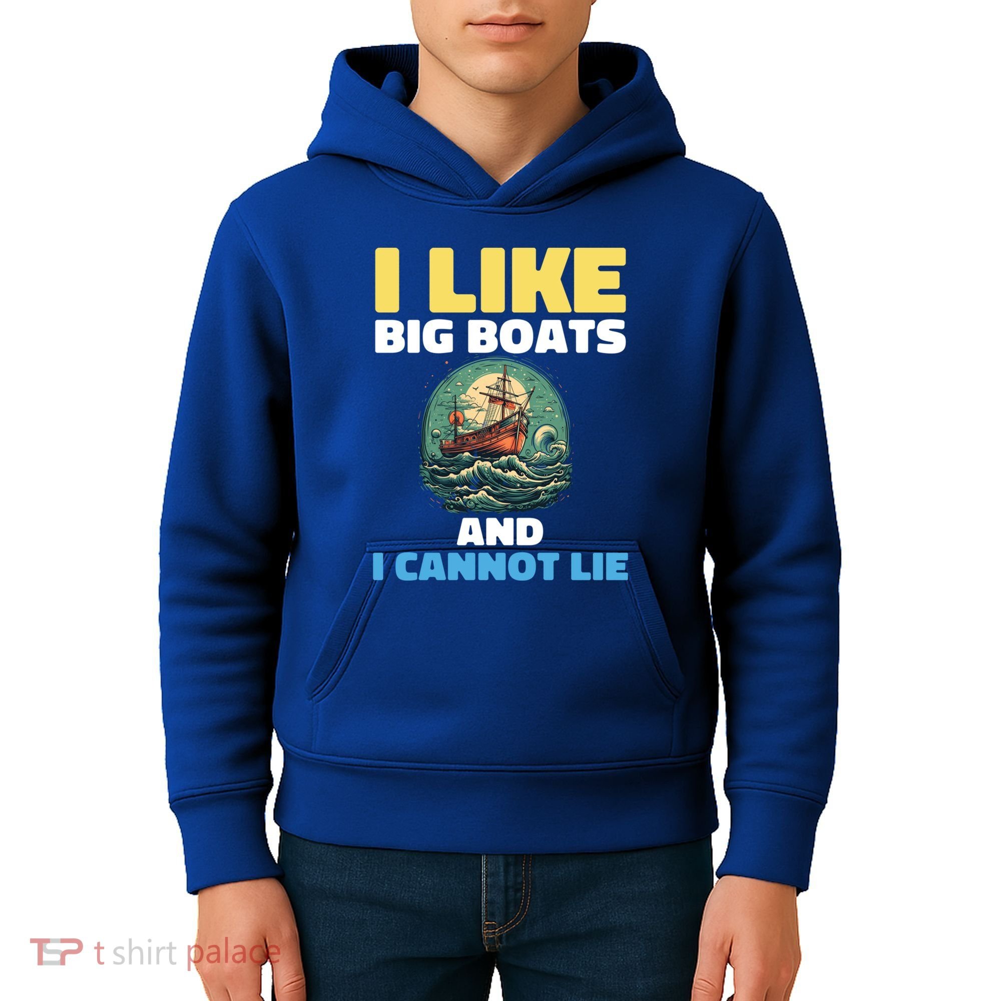 I Like Big Boats And I Cannot Lie Cool Gift Kids Hoodie