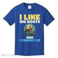 I Like Big Boats And I Cannot Lie Cool Gift Kids T-Shirt thumb 0