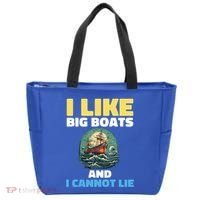 I Like Big Boats And I Cannot Lie Cool Gift Tote Bag thumb 0