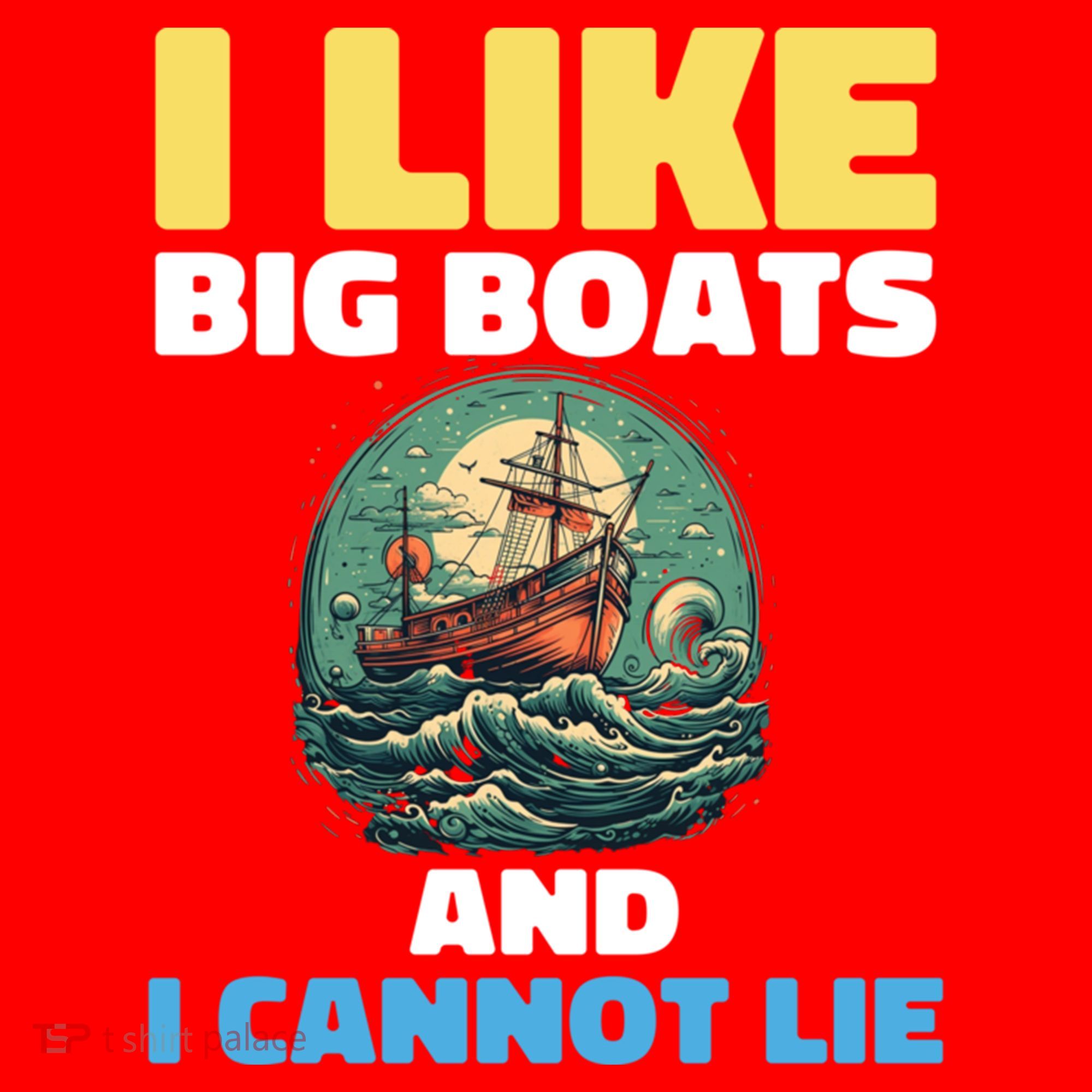 I Like Big Boats And I Cannot Lie Cool Gift Santa Hat